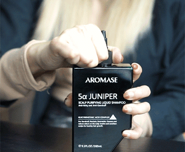 AROMASE Anti-Hair Loss 2 Steps Solution for Thinning Hair (scalp deep cleanser + daily shampoo)